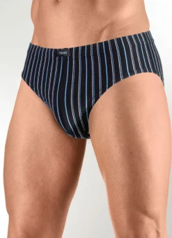 Herren BADER Viererpack Slips mit Dehnbund