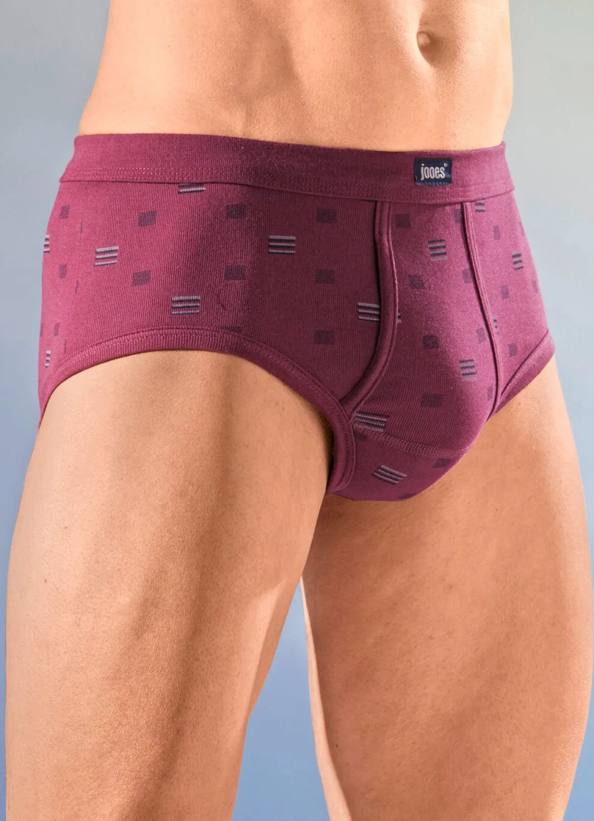 Herren BADER Viererpack Slips mit Softbund