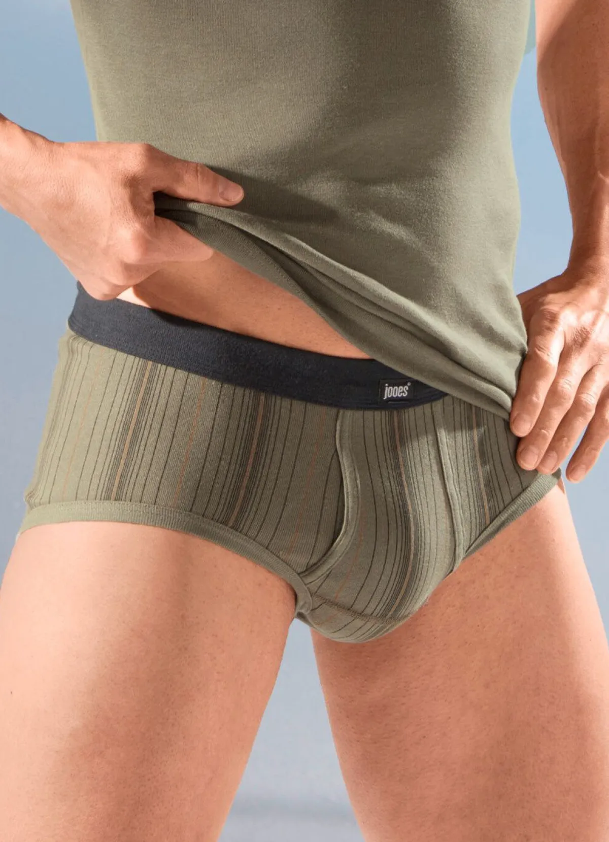 Herren BADER Viererpack Slips mit Softbund