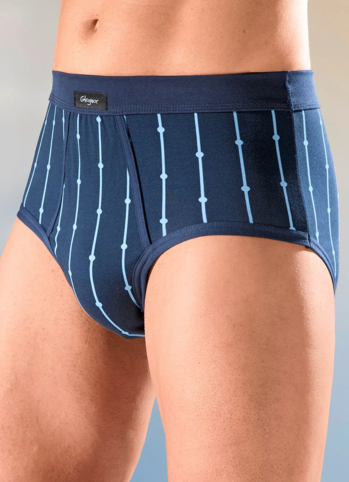 Herren BADER Viererpack Slips mit Softbund
