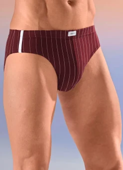 Herren BADER Viererpack Sips it Streifendessin