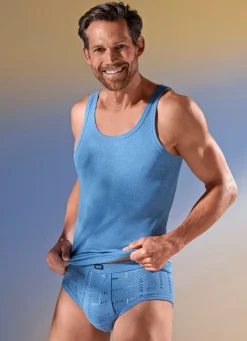 Herren BADER Viererpack Sportjacken aus Feinripp, uni bunt