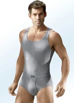 Herren BADER Viererpack Sportjacken aus Feinripp, uni bunt