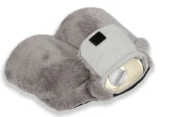 BADER Vital Comfort Fuß-Wärmflasche mit sanftem Fleece-Bezug