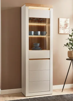 BADER Vitrine mit LED-Beleuchtung, 1-türig