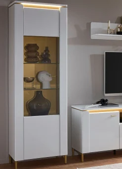 BADER Vitrine mit LED-Beleuchtung und Softclose