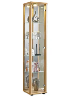 BADER Vitrine, 1-türig, mit LED-Beleuchtung