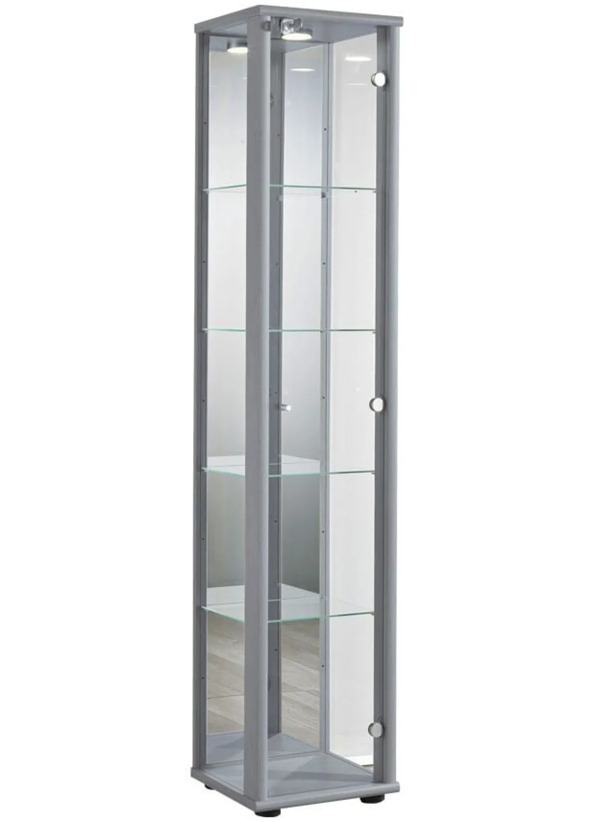 BADER Vitrine, 1-türig, mit LED-Beleuchtung