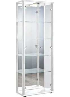 BADER Vitrine, 2-türig, mit LED-Beleuchtung