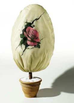 BADER Vlieshaube Rose