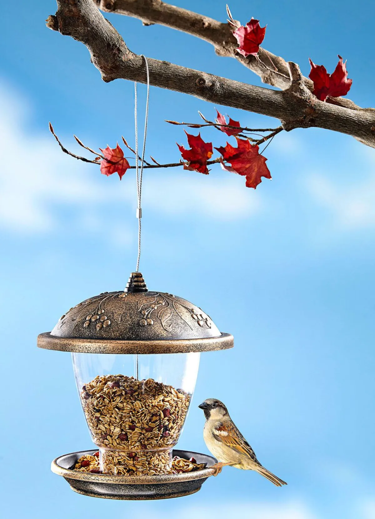 BADER Vogelfutterstelle im Antik-Look