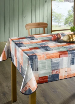 BADER Wachstuch-Tischdecke in Patchwork-Optik