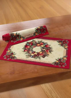 BADER Weihnachtliche Tisch- und Raumdekoration in Gobelin-Qualität