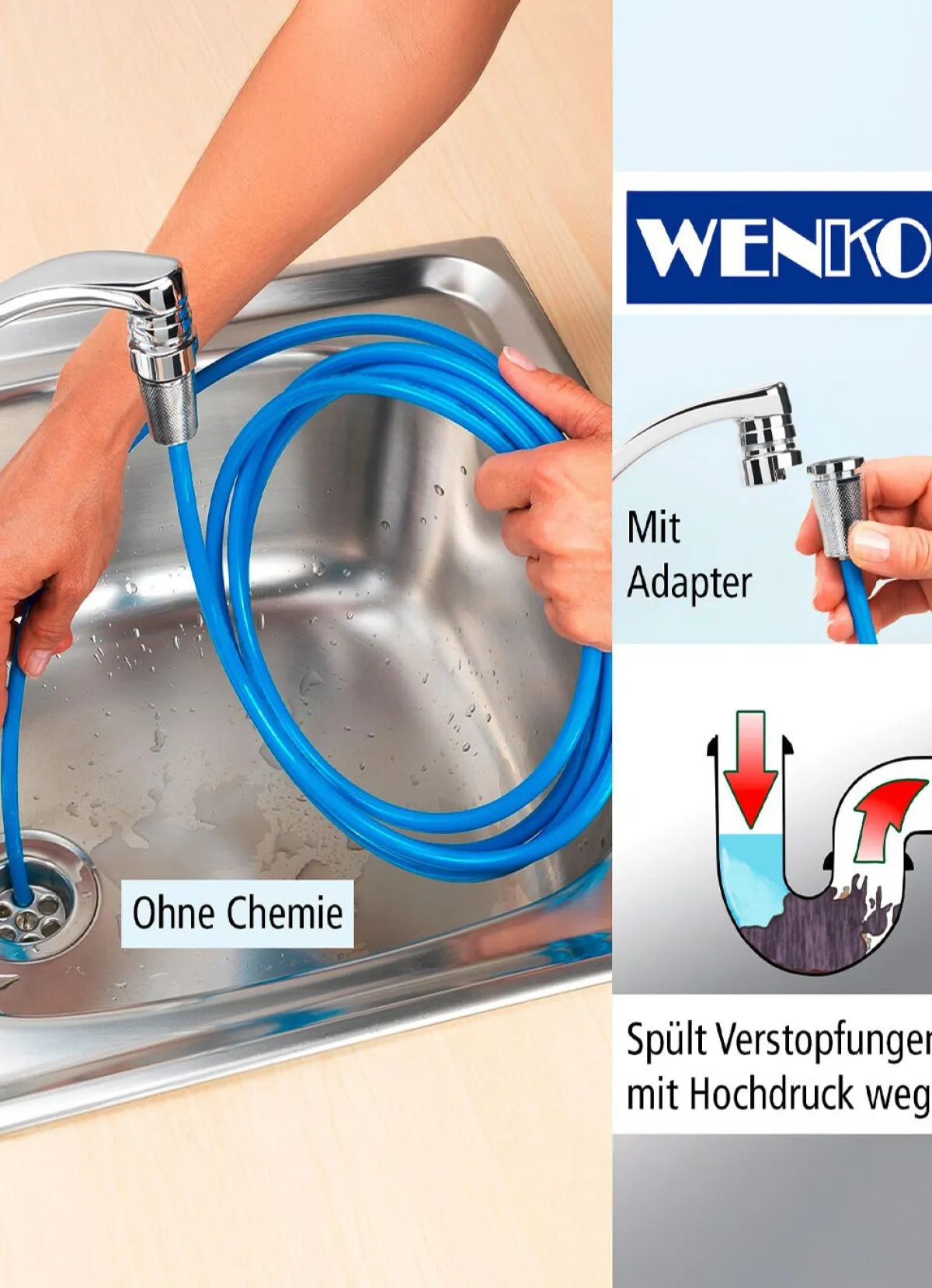 WENKO Rohrreinigungsschlauch