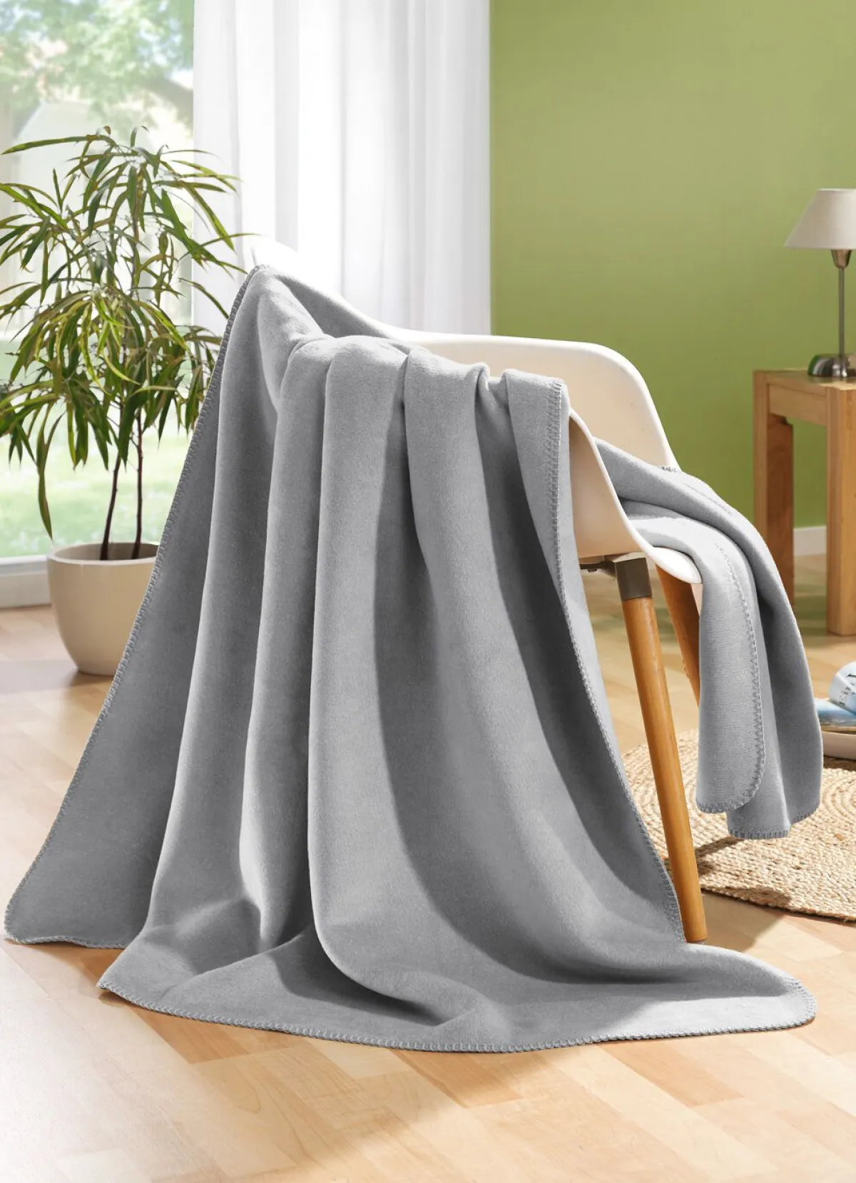 BADER Wohndecke mit Festonstich-Einfassung