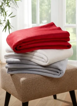 BADER Wohndecke mit Festonstich-Einfassung