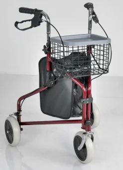 BADER Wohnungs-Rollator mit anatomisch geformten Handgriffen