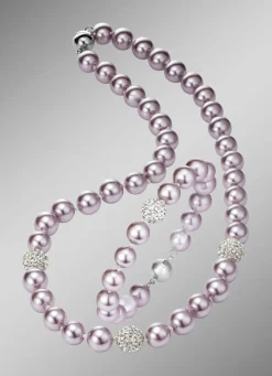 Damen BADER Wunderschön schimmerndes, 2-teiliges Schmuck-Set