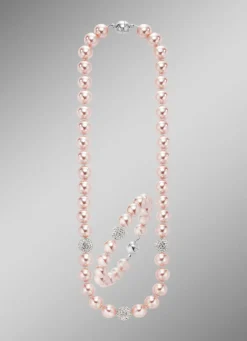 Damen BADER Wunderschön schimmerndes, 2-teiliges Schmuck-Set