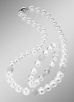 Damen BADER Wunderschön schimmerndes, 2-teiliges Schmuck-Set