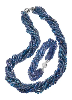 Damen BADER Wundervoll funkelndes Schmuck-Set, 2-teilig