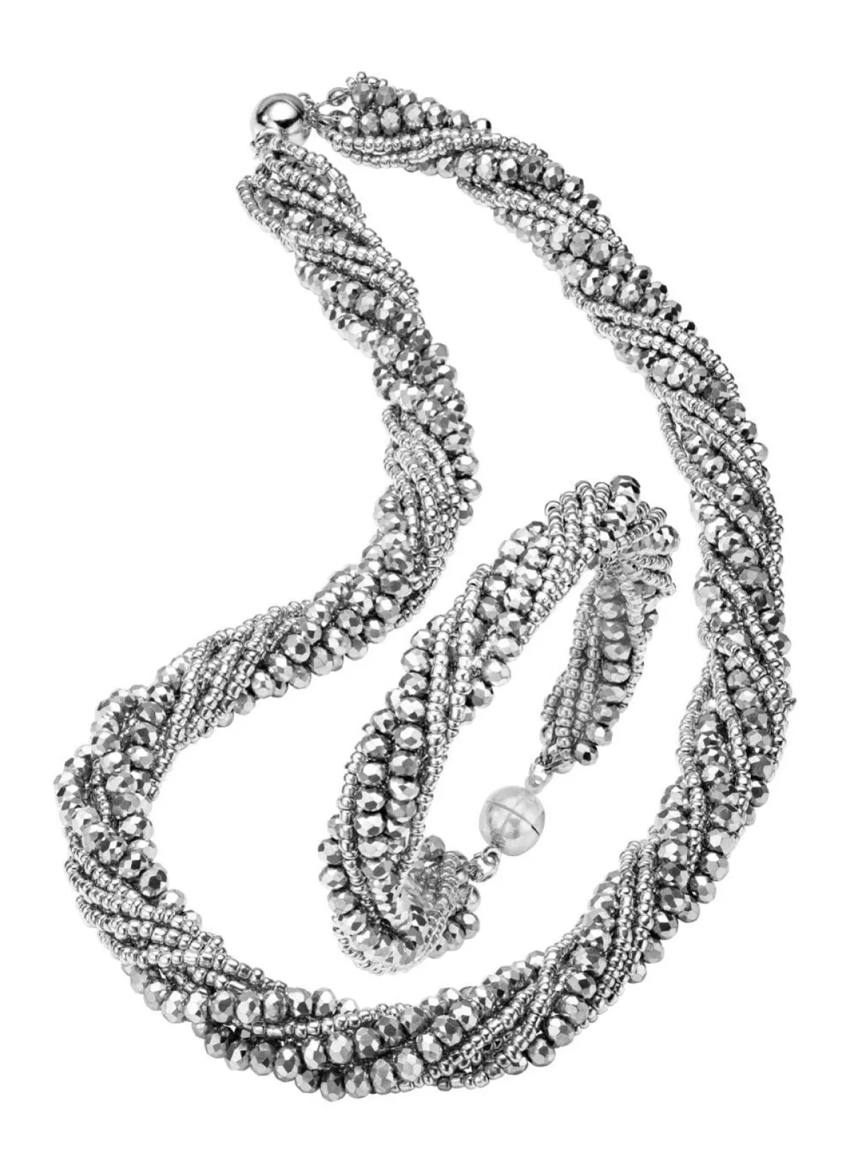 Damen BADER Wundervoll funkelndes Schmuck-Set, 2-teilig