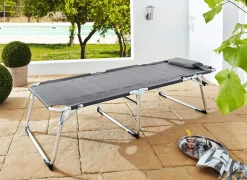 BADER XXL-Gartenliege mit 4-fach verstellbarem Kopfteil