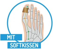 FußGut Zehenspreizer mit Fixierung
