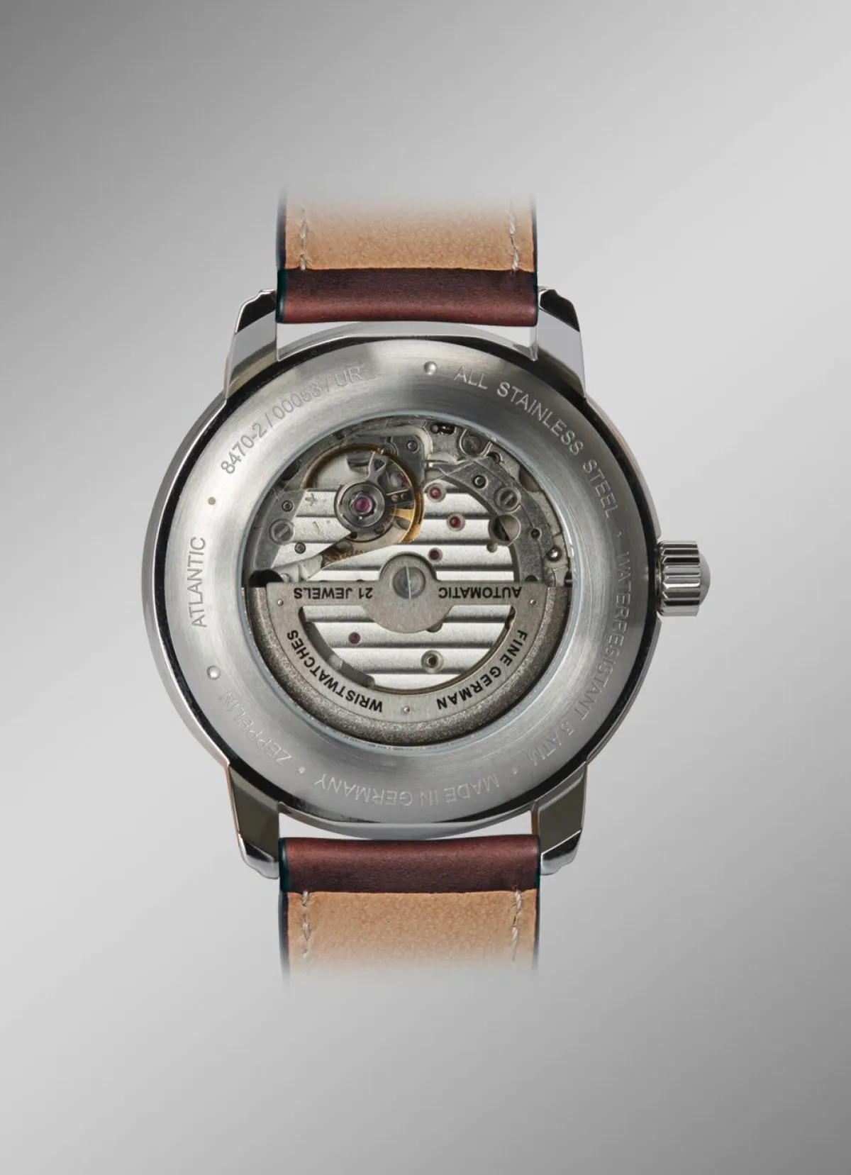 Herren ZEPPELIN -Automatik-Herrenuhr mit Lederband