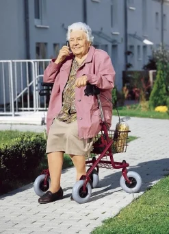 BADER Zusammenklappbarer Rollator mit Feststellbremse