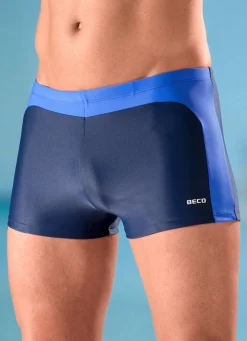 Herren BADER Zweierpack Badepants mit farbigen Einsätzen