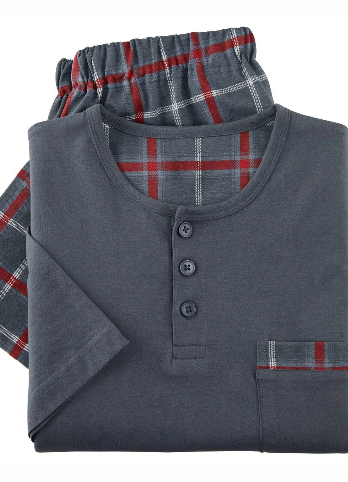 Herren BADER Zweierpack Shortys mit Knopfleiste