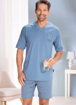 Herren BADER Zweierpack Shortys mit V-Ausschnitt