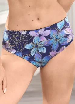 Damen KUDRESHOV Zweierpack Slips mit farbharmonischem Floraldessin